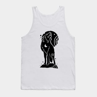 The wolf and the moon Tank Top